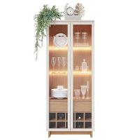 Sala De Jantar Com Cristaleira Guanabara E Aparador Rivieira Off White-freijó - Pr Móveis Off White-freijó - 2