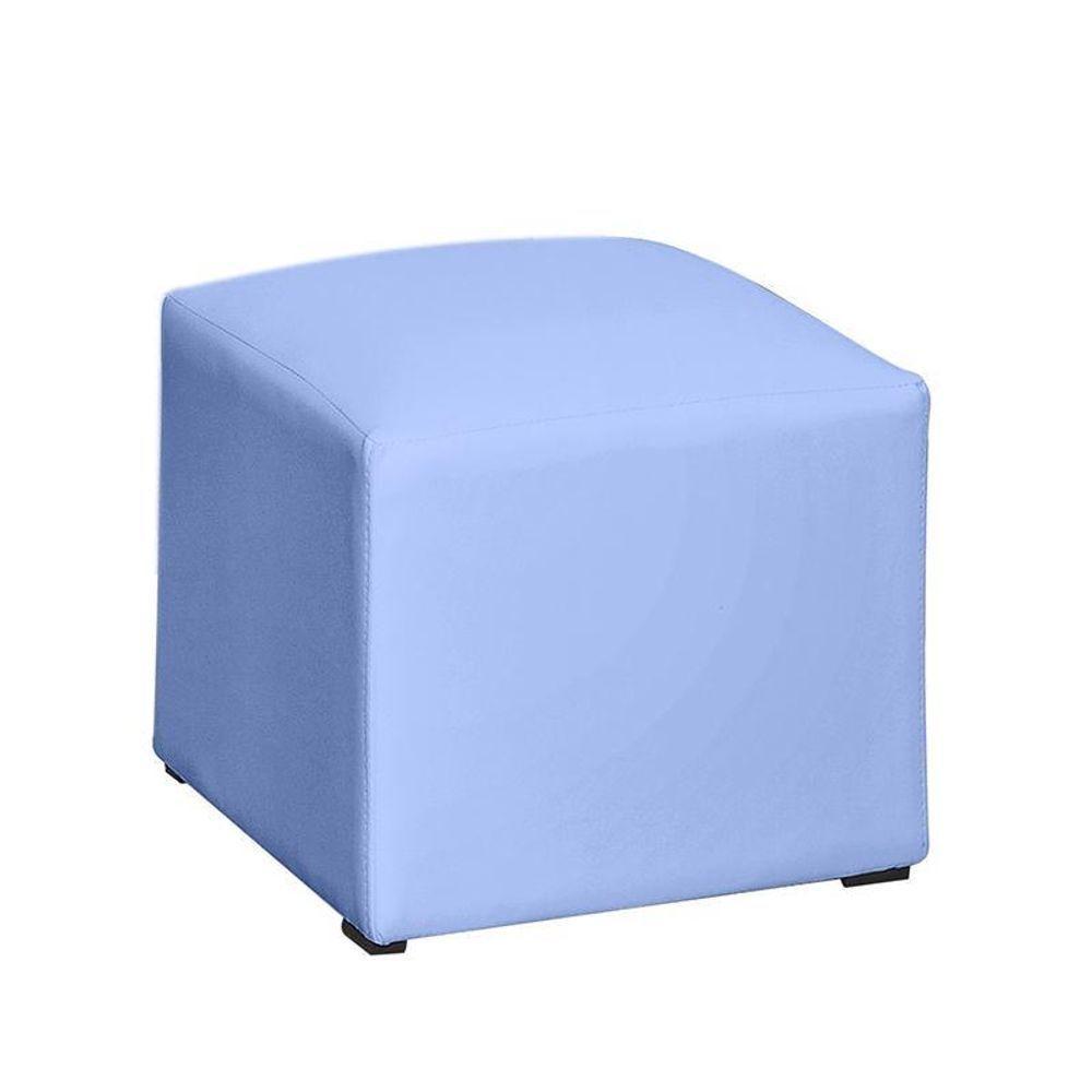 Poltrona De Amamentação Suzi Com Balanço E Puff Corino Azul - Phoenix Baby Corino Azul - 4