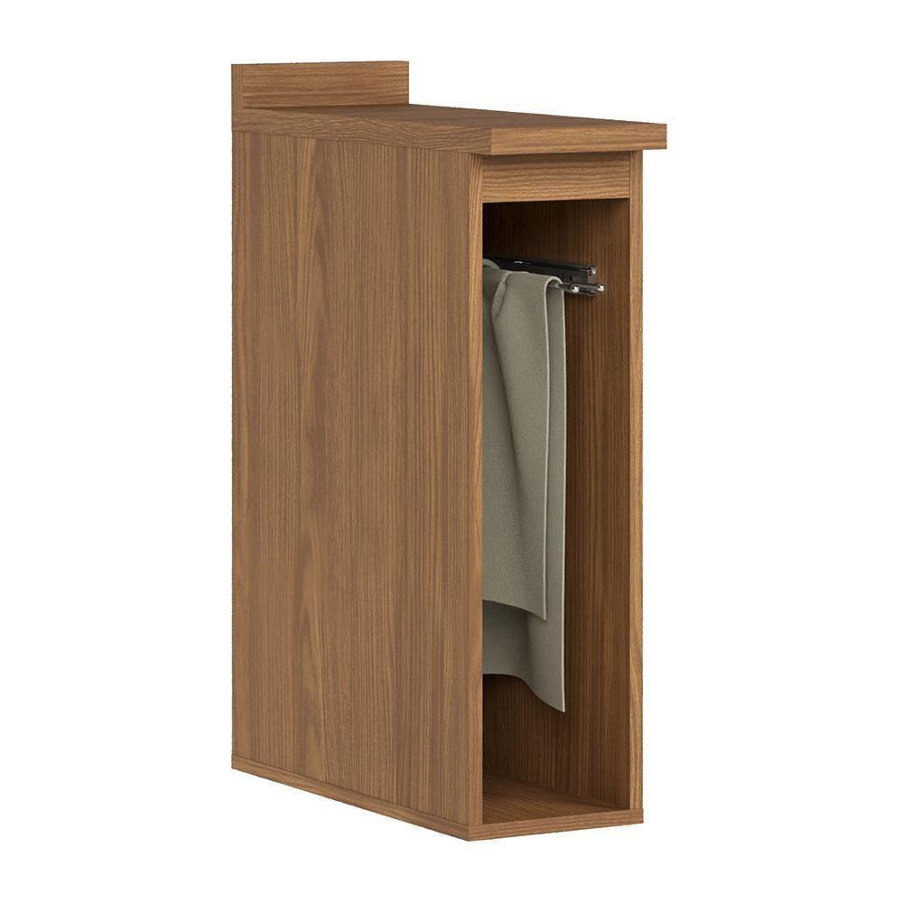 Balcão Porta Toalha Requinte 20cm Nature Com Tampo Mdp - Móveis Henn Nature - 1