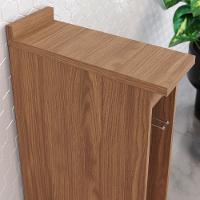 Balcão Porta Toalha Requinte 20cm Nature Com Tampo Mdp - Móveis Henn Nature - 2