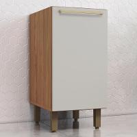 Balcão De Cozinha Requinte 40cm 1 Porta Nature-areia Sem Tampo - Móveis Henn Nature-areia - 2