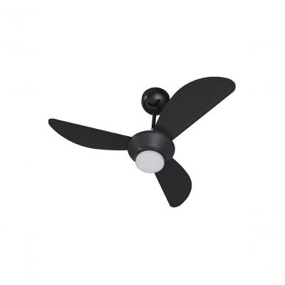 Ventilador De Teto Ventisol Mistral Inverter Led Controle Remoto Preto Bivolt