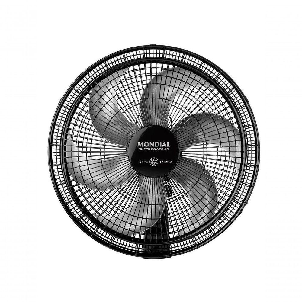 Ventilador Mondial 40cm 6 Pas Vsp40 Preto 110V - 3