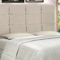 Cabeceira Casal Jbe Moveis Style 144cm Bege Cama Box 138cm - 2