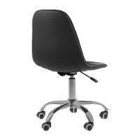 Kit 4 Cadeiras Office Eiffel Botonê Ajustável Base Giratória Preta - 7