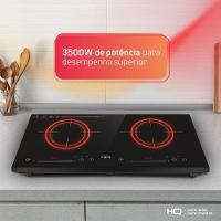 Cooktop De Indução HQ 2 Bocas Portátil 3500W Preto HQ-IDE3502S 220V - 6