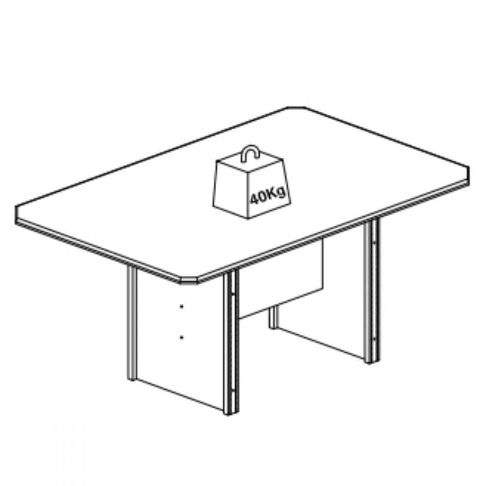 Conjunto De Mesa 1,50cm Com 6 Cadeiras Dublin Indekes Freijo/off White/linho - 2