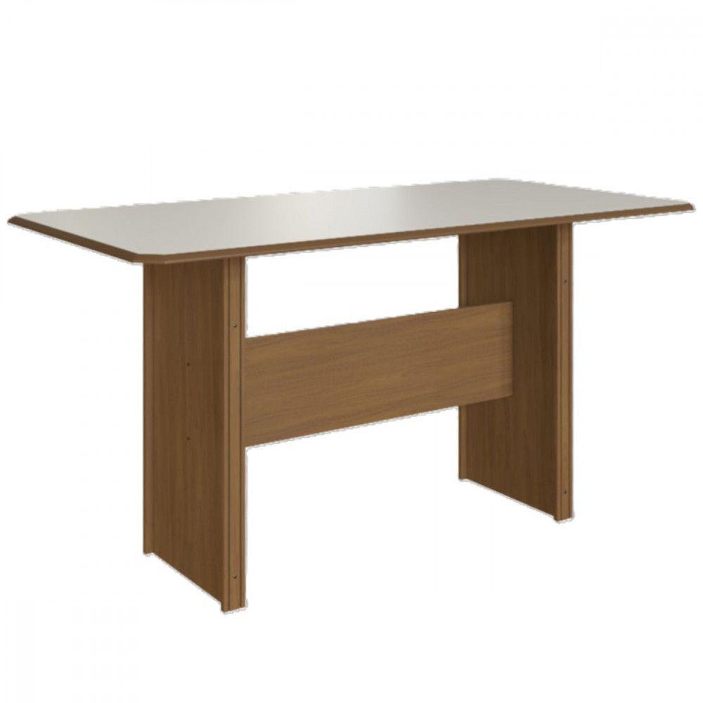 Conjunto De Mesa 1,50cm Com 6 Cadeiras Dublin Indekes Freijo/off White/linho - 4