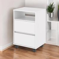 Gaveteiro Fox Com Rodízios Branco - 1