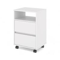 Gaveteiro Fox Com Rodízios Branco - 2