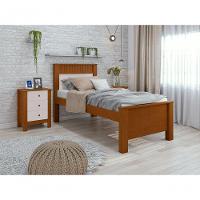 Cama Solteiro Athenas - Lopas Frassino-off White - 2