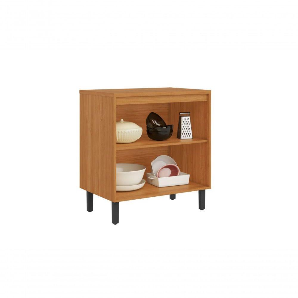 Balcão De Cozinha Para Forno Ou Micro-ondas 2 Portas Nápoles - Itatiaia Cinamomo-grafite - 3