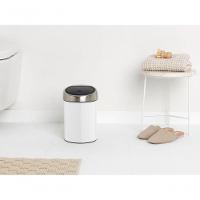 Lixeira Touch Bin 3 Litros Em Aço Brabantia Branca - 4