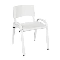 Kit 7 Cadeira Iso Infantil Creche, Escola Base Branco Branco - 2