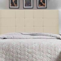 Cabeceira Casal Queen Jbe Barcelona 164cm Bege Box 158cm - 2