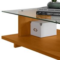 Mesa De Centro Com Detalhe Ripado Fire Z10 Off-cinamomo - Mpozenato - 5