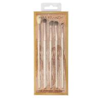 Kit Com 5 Pincéis De Maquiagem Linha Champagne - Miss Frandy Pm16-60228 Elegância E Funcionalidade - 1