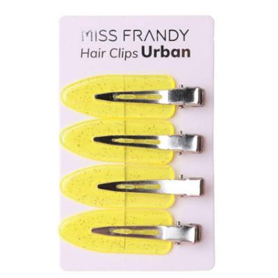 Presilhas Urban 4 Unidades |fixação Segura, Aderência Firme E Conforto Durante O Uso Miss Frandy Amarelo