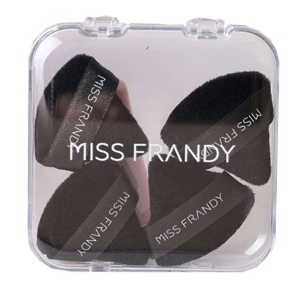 Kit 4 Esponjas Triangulares Mini Com Case - Miss Frandy E24-0521 Prático E Funcional - 3