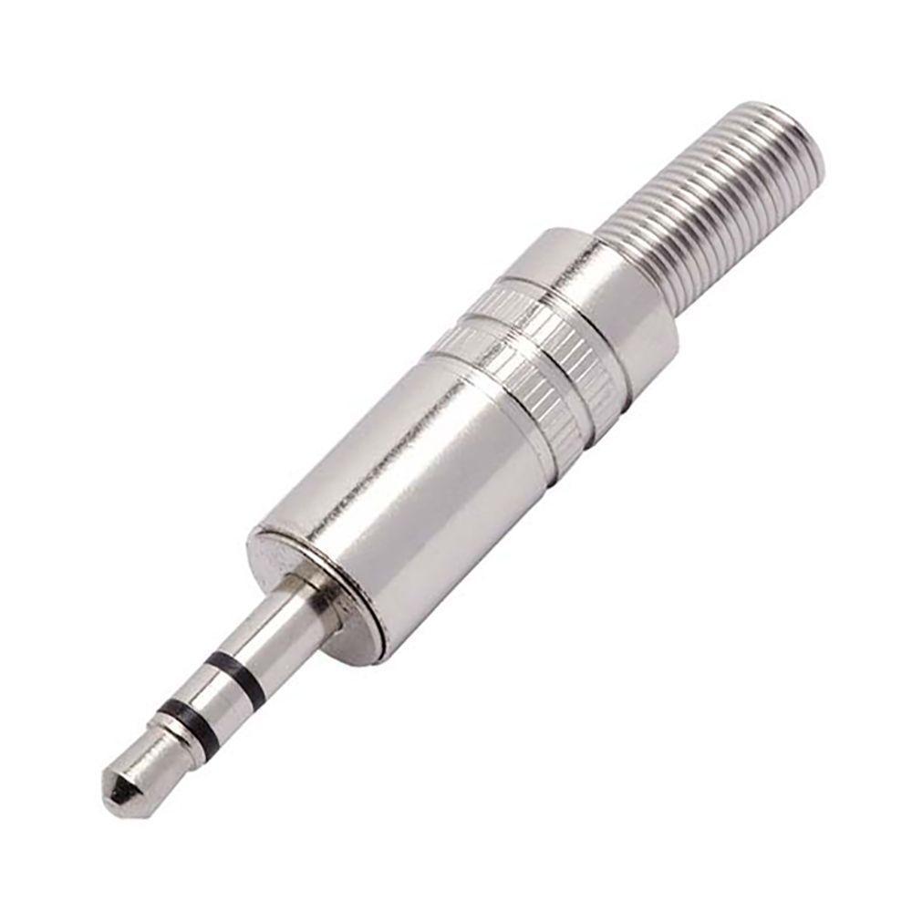 Plug P2 Stereo Metalico Com Mola - 1