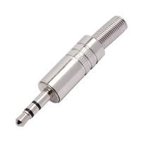 Plug P2 Stereo Metalico Com Mola - 1