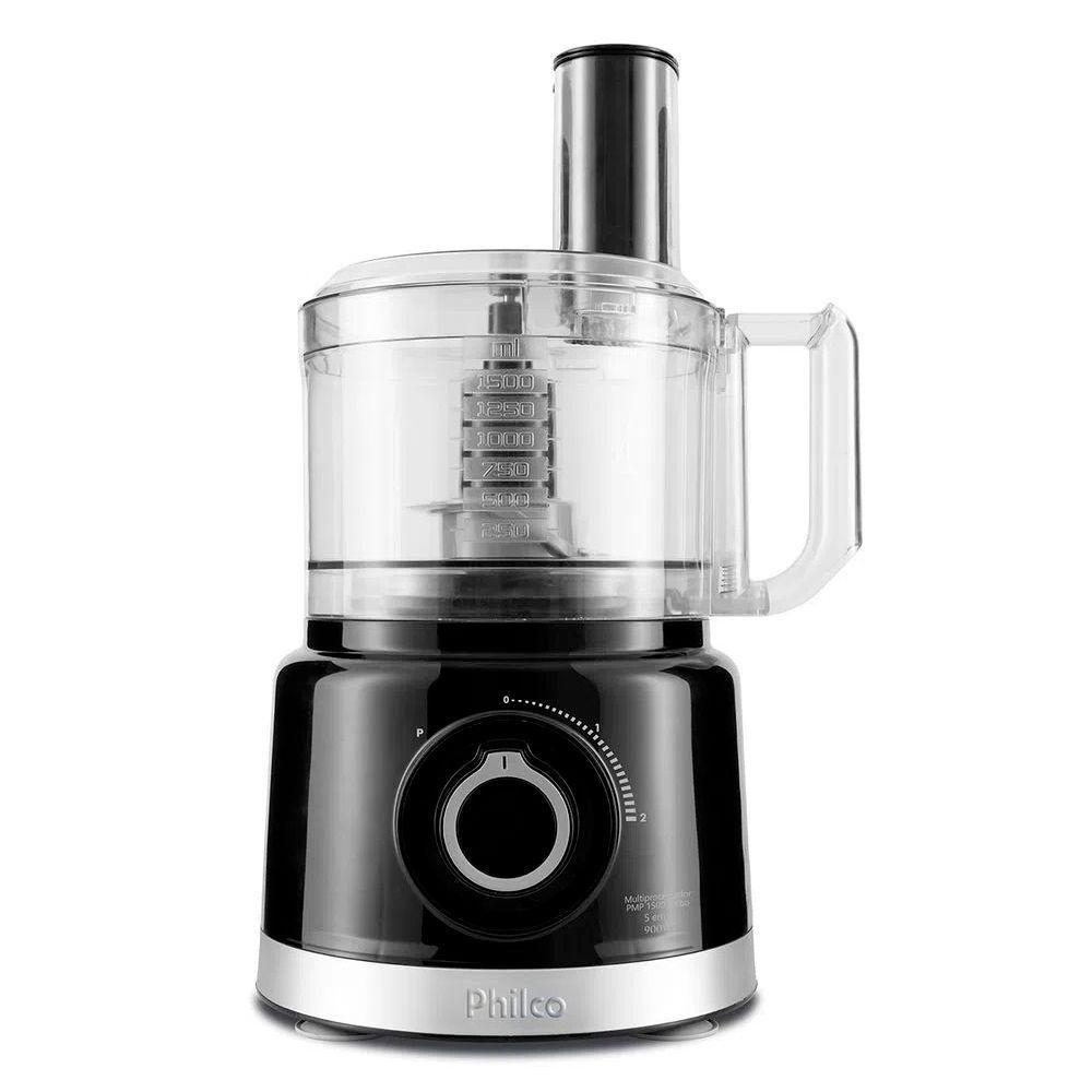 Multiprocessador De Alimentos Philco Pmp1500p 5 Em 1 Turbo Preto 220v - 3