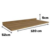 Tampo Para Balcao 120 Cm Mdp E609 Nogueira Kappesberg Nogueira - 2