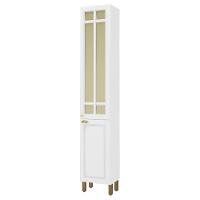 Paneleiro Firenze 40cm 2 Portas Branco Com Vidro Reflecta - Indékes Branco - 1