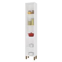 Paneleiro Firenze 40cm 2 Portas Branco Com Vidro Reflecta - Indékes Branco - 2