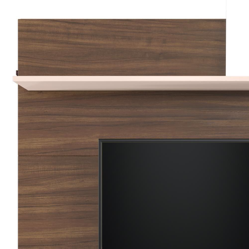 Painel Suspenso Maia Nogueira Real-off White Para Tv Até 55? - Colibri Nogueira Real-off White - 3