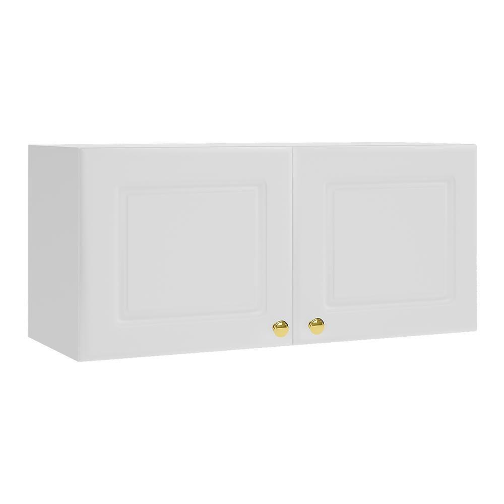 Armário Aéreo Geladeira Firenze 80cm 2 Portas Branco - Indékes Branco - 1