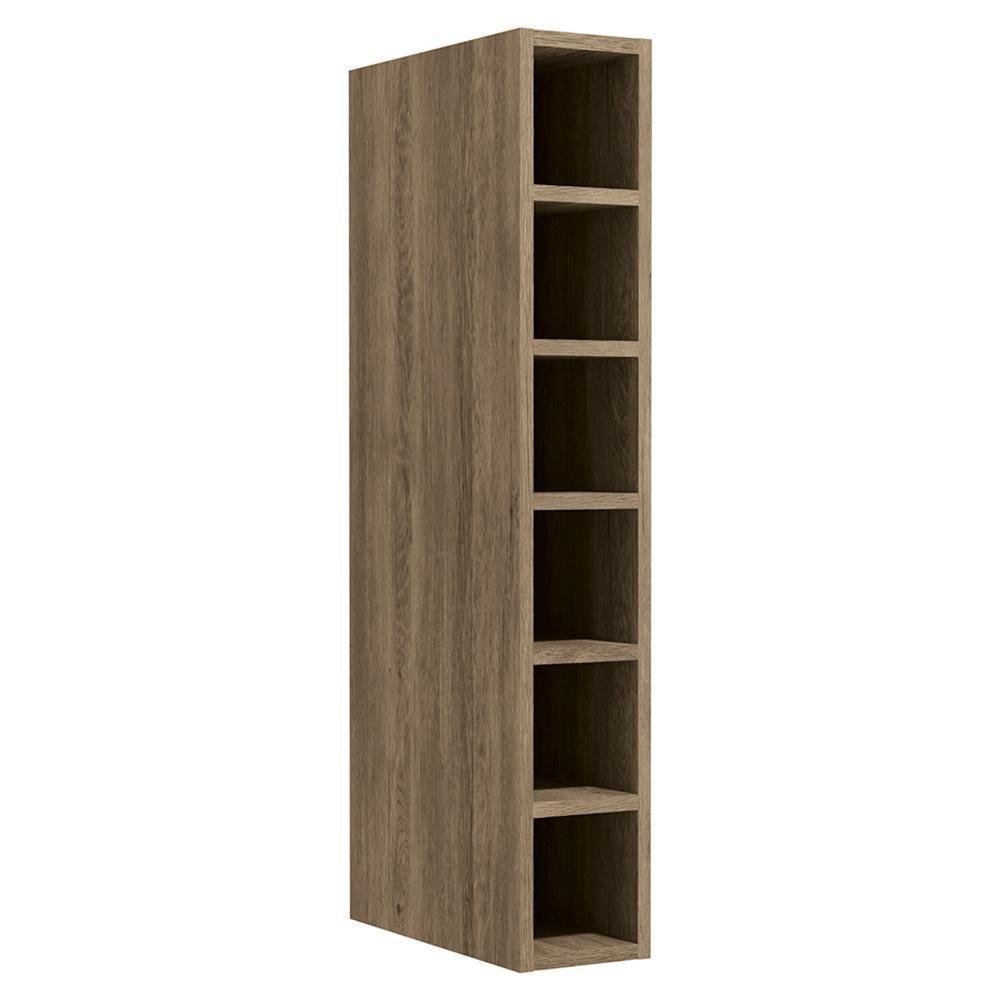 Armario Aereo Adega 6 Nichos 15 Cm Mdp Maxxi G760 Nogal Kappesberg Nogal - 1