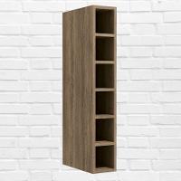 Armario Aereo Adega 6 Nichos 15 Cm Mdp Maxxi G760 Nogal Kappesberg Nogal - 2