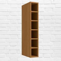 Armario Aereo Adega 6 Nichos 15 Cm Mdp Maxxi G760 Canela Kappesberg Canela - 2