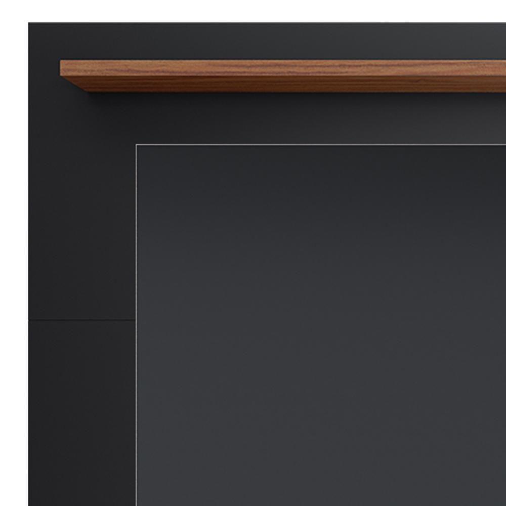 Painel Suspenso Extensível Leme Preto Fosco-noce Milano Para Tv Até 70? - Colibri Preto Fosco-noce Milano - 3