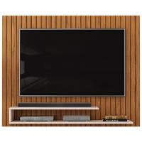 Painel Para Tv 55 Pol Ripado 134 Cm Ripe Freijo Off White Dj Moveis Freijo Off White - 5