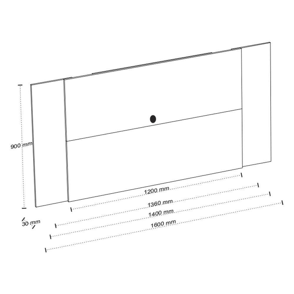Painel Extensível Fresno Pérola Metalizado-cinamomo Mel Para Tv Até 60? - Mobler Pérola Metalizado-cinamomo Mel - 4