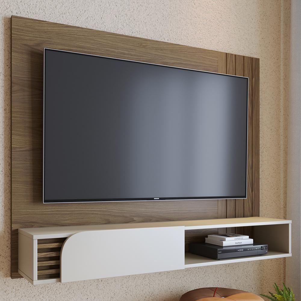 Home Suspenso Jurerê 1.6 Amêndoa-off White Matte Para Tv Até 60? - Colibri Amêndoa-off White Matte - 2