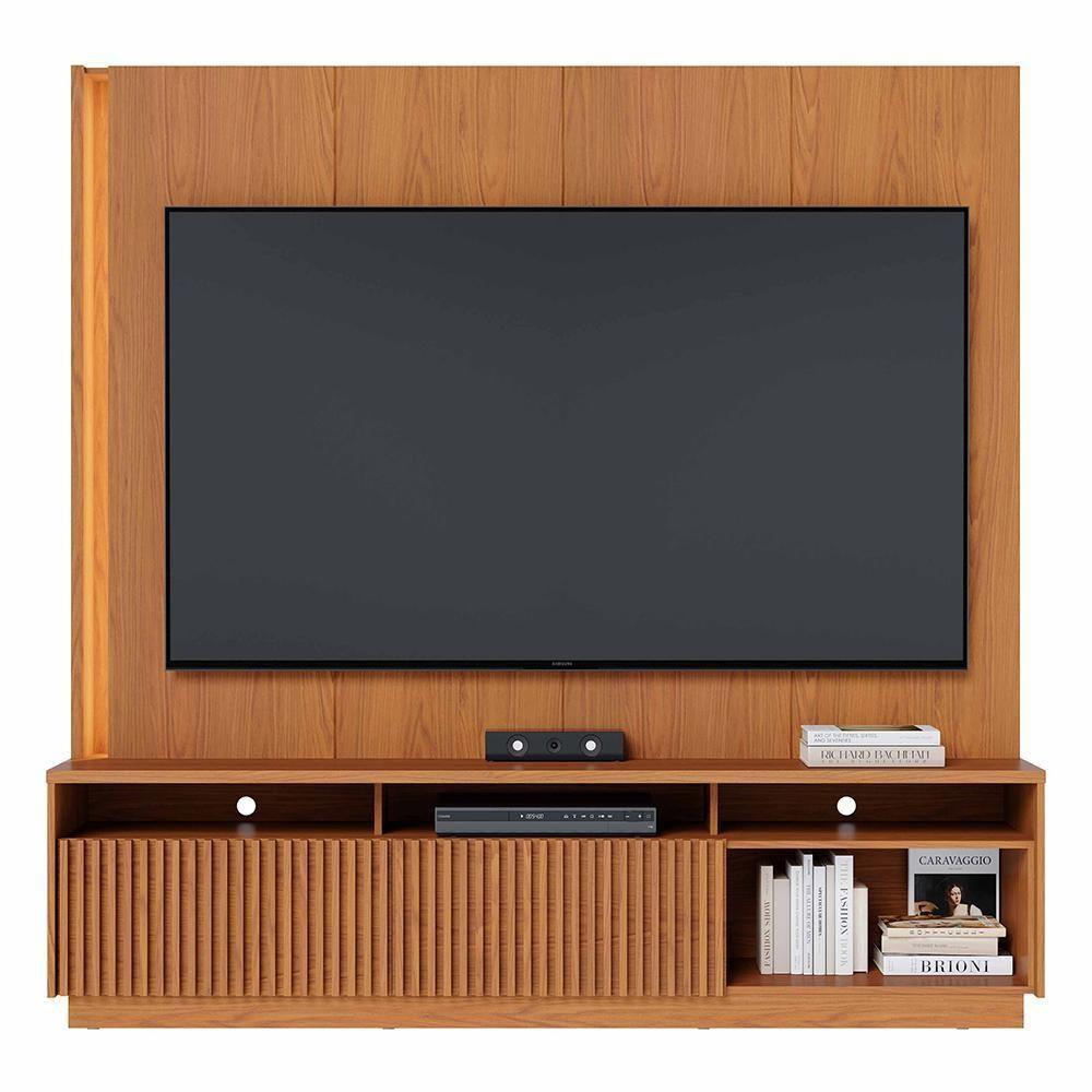 Estante Home Theater Jordão Freijó Para Tv Até 75? - Colibri Freijó - 1
