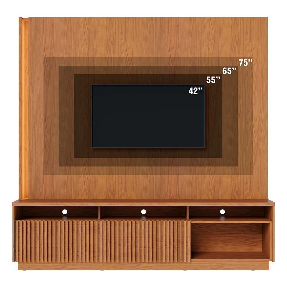 Estante Home Theater Jordão Freijó Para Tv Até 75? - Colibri Freijó - 5