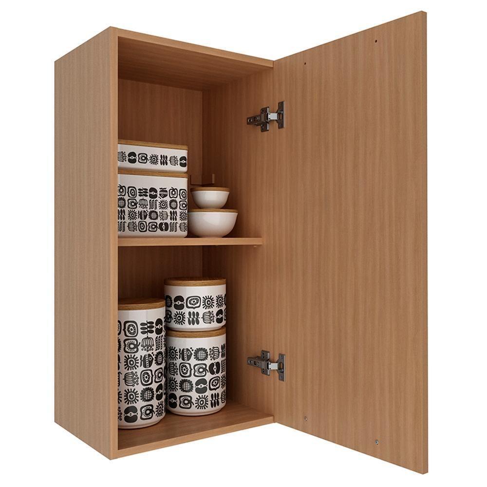 Armario Aereo 1 Porta 40 Cm Mdp Cz3118 Freijo Tecno Mobili Freijo - 4