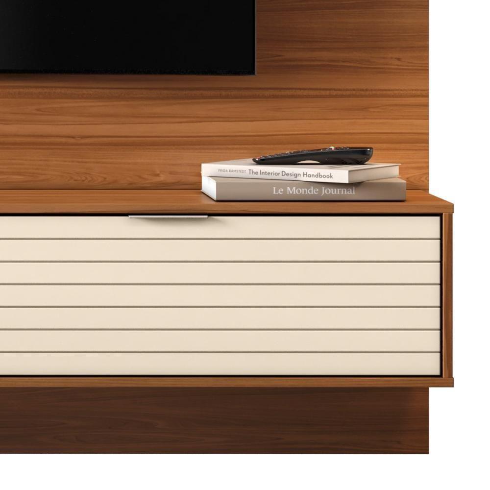 Home Suspenso Trenton 183cm Cinamomo Mel-pérola Metalizado Para Tv Até 70? - Mobler Cinamomo Mel-pérola Metalizado - 2