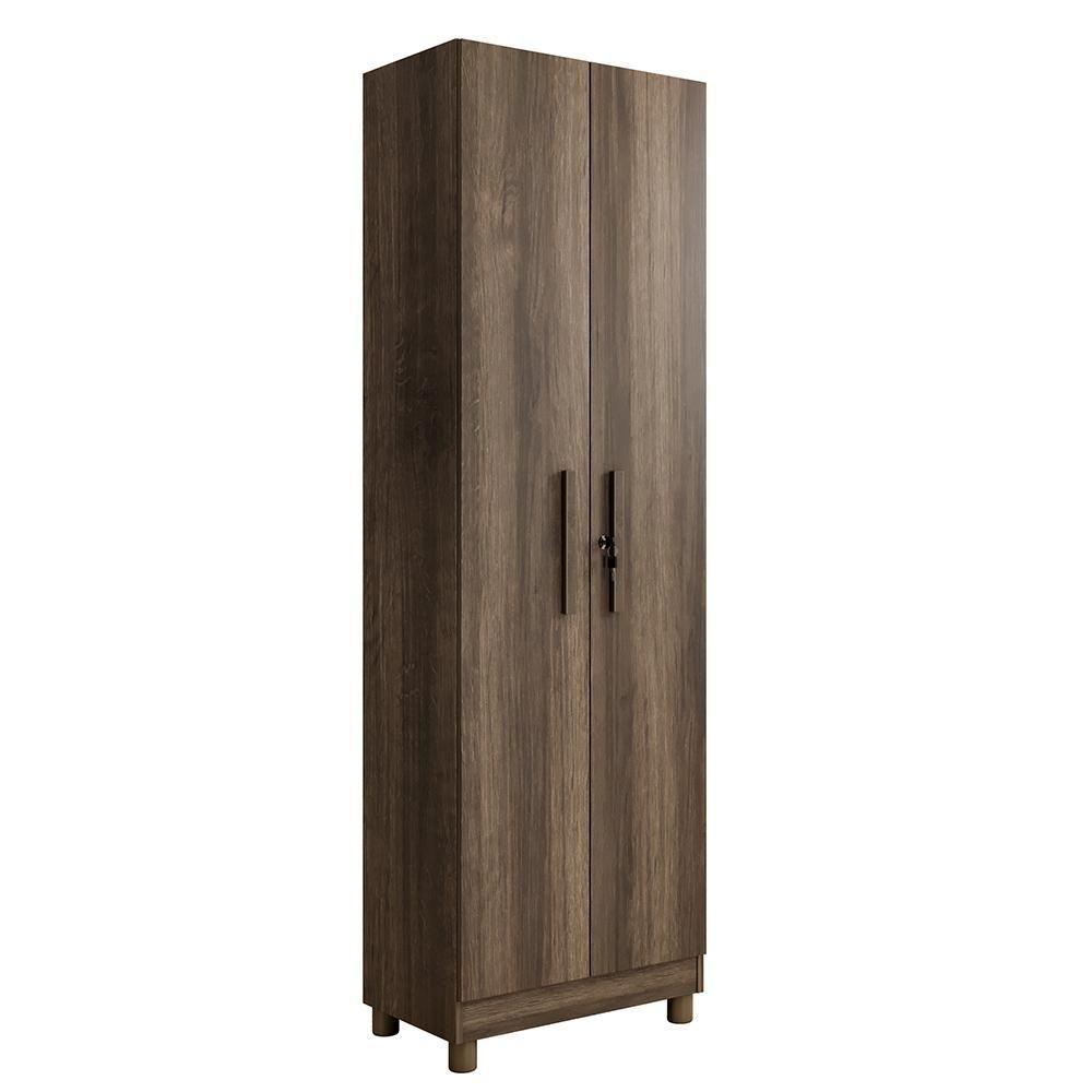 Armário Multiuso Sparta 2 Portas Com Chave Benetil Imbuia - 1