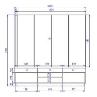 Estante Home Theater Jordão Off White Matte-freijó Para Tv Até 75? - Colibri Off White Matte-freijó - 6