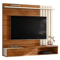 Home Suspenso Vegas 160cm Cinamomo Mel-pérola Metalizado Para Tv Até 65? - Mobler Cinamomo Mel-pérola Metalizado - 1