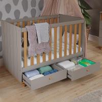Berço Americano Candy Com 2 Gavetas Fendi-nature E Colchão Physical - Permóbili Baby Fendi-nature - 2