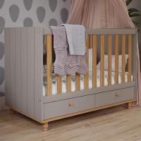 Berço Americano Candy Com 2 Gavetas Fendi-nature E Colchão Physical - Permóbili Baby Fendi-nature - 3