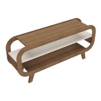 Rack Para Tv Até 60 Polegadas 133,5cm Com Pés Retrô Multimóveis Cr45328 Cinamomo/off White Cinamomo/off White - 5