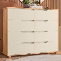 Cômoda Doble 8 Gavetas Off White-freijó - Móveis Albatroz Off White-freijó - 2