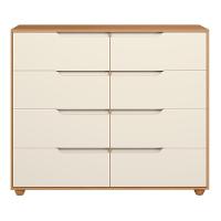 Cômoda Doble 8 Gavetas Off White-freijó - Móveis Albatroz Off White-freijó - 3